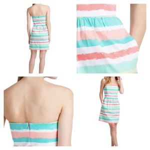 Vineyard Vines strapless watermelon sundress